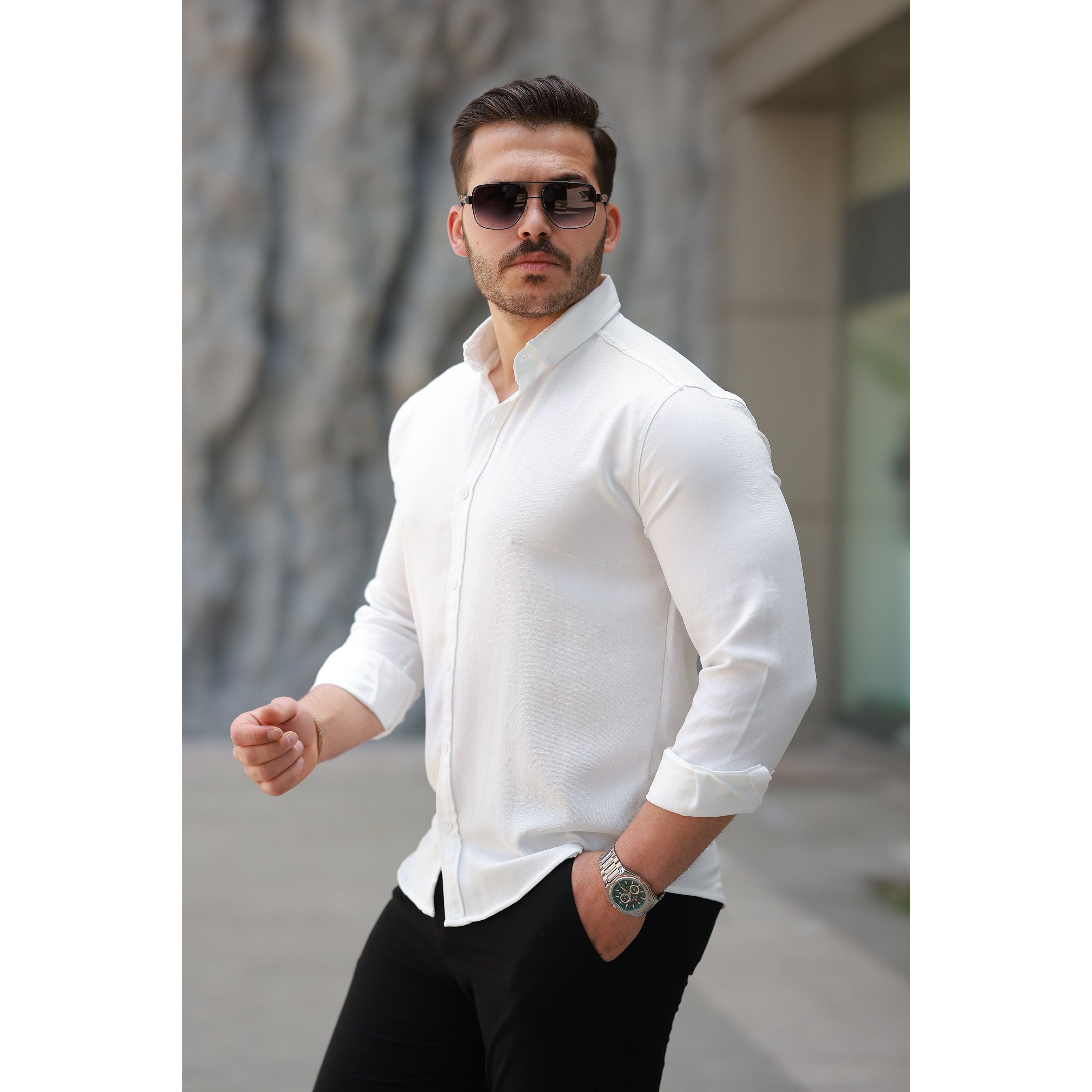 Erkek Uzun Kollu Gömlek