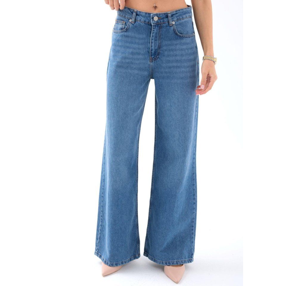 7418 KOT PANTOLON-MAVİ