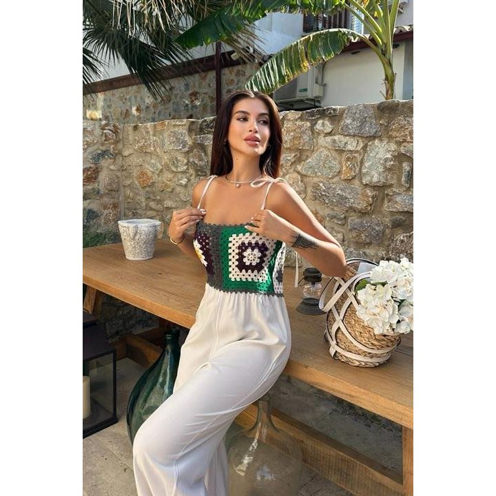Jasmin Süzüneli Keten Tulum 1280-08