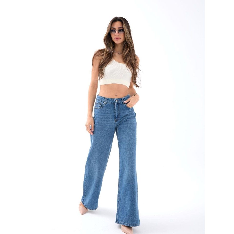 7418 KOT PANTOLON-MAVİ