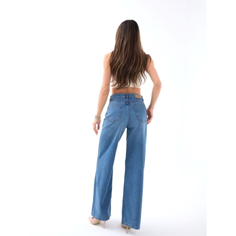 7418 KOT PANTOLON-MAVİ