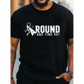 Erkek Around Baskılı Süprem T-shirt