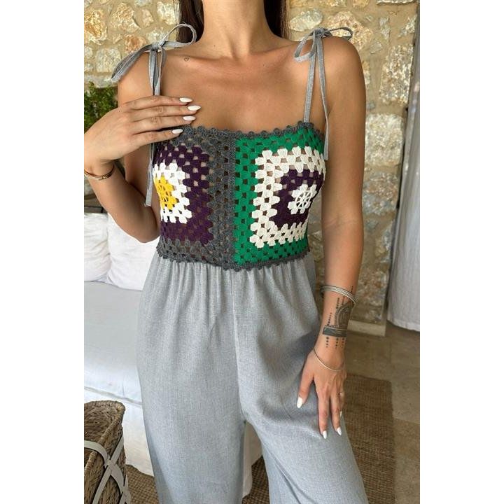 Jasmin Süzüneli Keten Tulum 1280-08