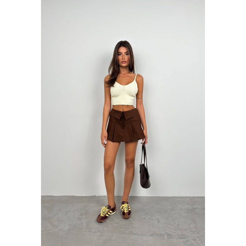 V Yaka Crop Bluz