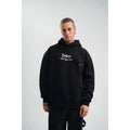 POLIZEI Premium Kalite Kapşonlu Dijital Patchli SweatShirt - Siyah