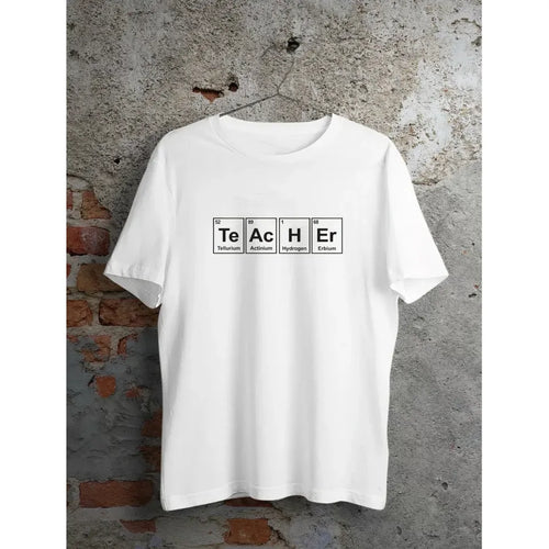 24 Kasım Öğretmenler Günü Baskılı Özel T-shirt - Beyaz