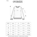 Üç İplik Bisiklet Yaka Baskılı SweatShirt - Beyaz