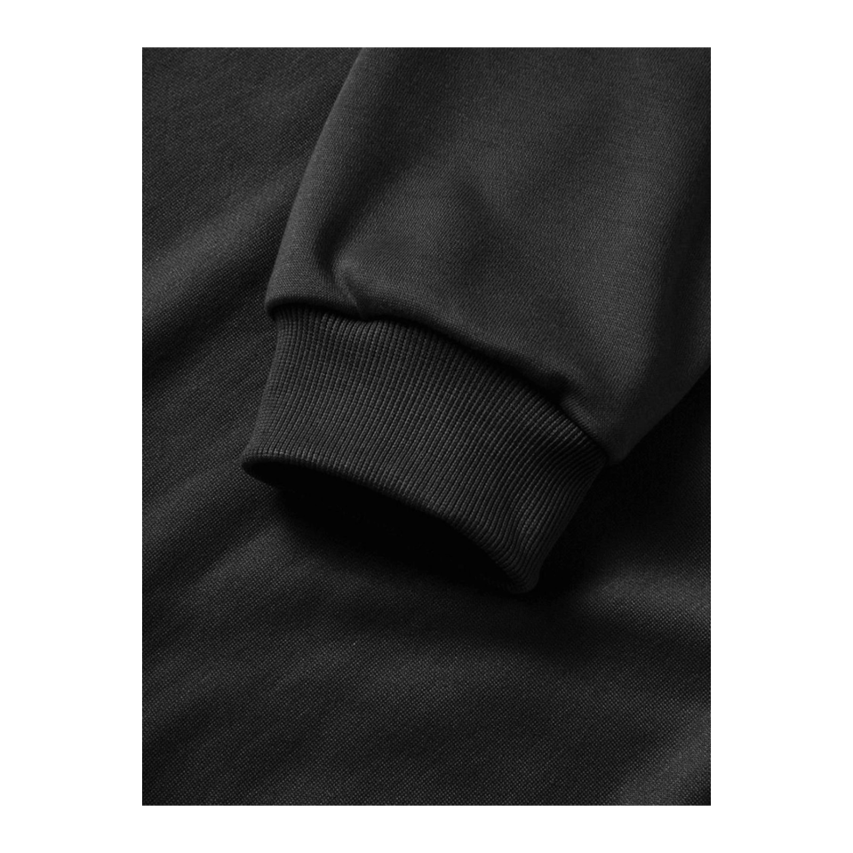 10 Kasıma Özel Üç İplik Kapşonlu Baskılı SweatShirt - Siyah