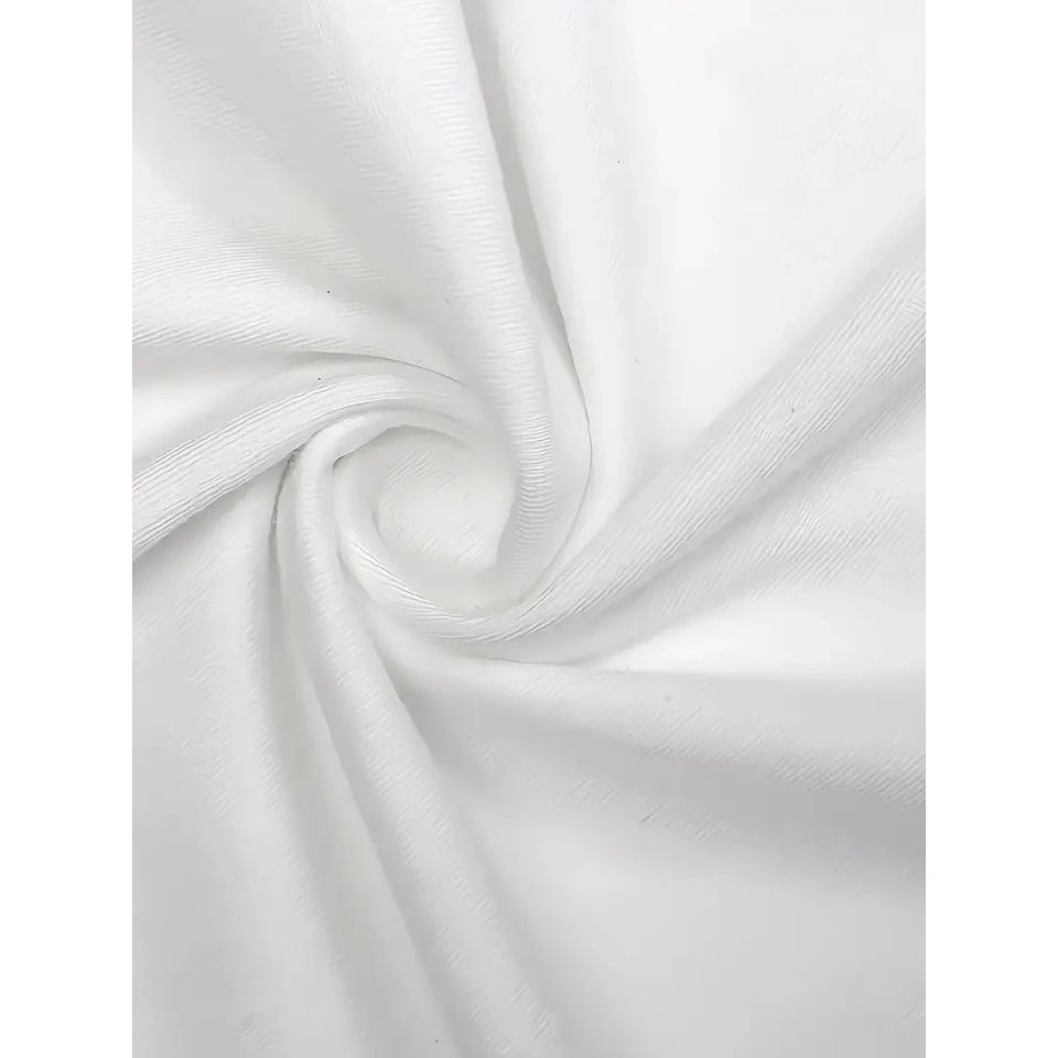 Baskılı Oversize Bisiklet Yaka T-shirt - Beyaz