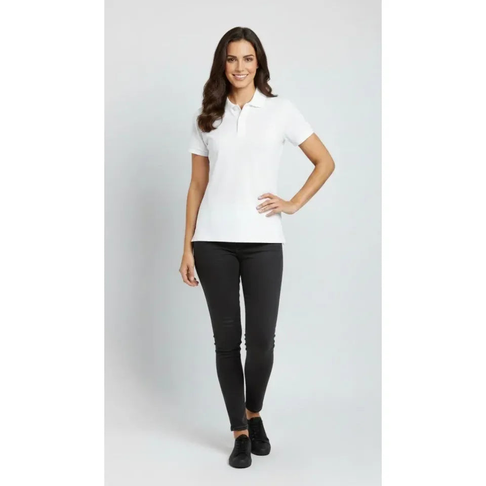 Pike Kumaş Düğmeli Yaka Regular Rahat Günlük Kısa Kol Tişört T-shirt - Beyaz