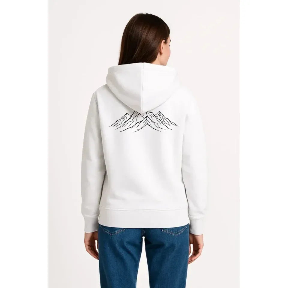 Nihilist Penguen Özel Tasarım Oversize Kapüşonlu Sweatshirt - Beyaz