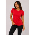 Basic Tişört Bisiklet Yaka Kısa Kol Günlük Yazlık Slim Fit T-Shirt - Kırmızı