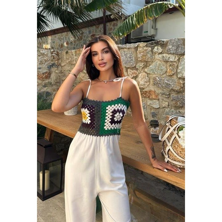 Jasmin Süzüneli Keten Tulum 1280-08