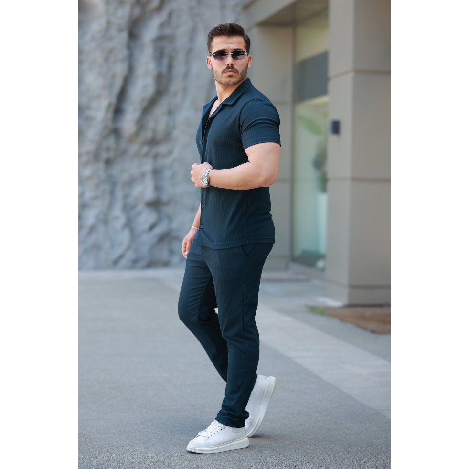 Erkek Ottoman Kumaş Pantolon Gömlek Takım