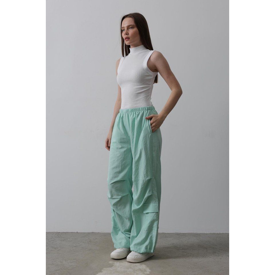 Paraşüt Cargo Pantolon - Mint