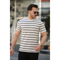 Erkek çizgili Kısa Kollu T-shirt