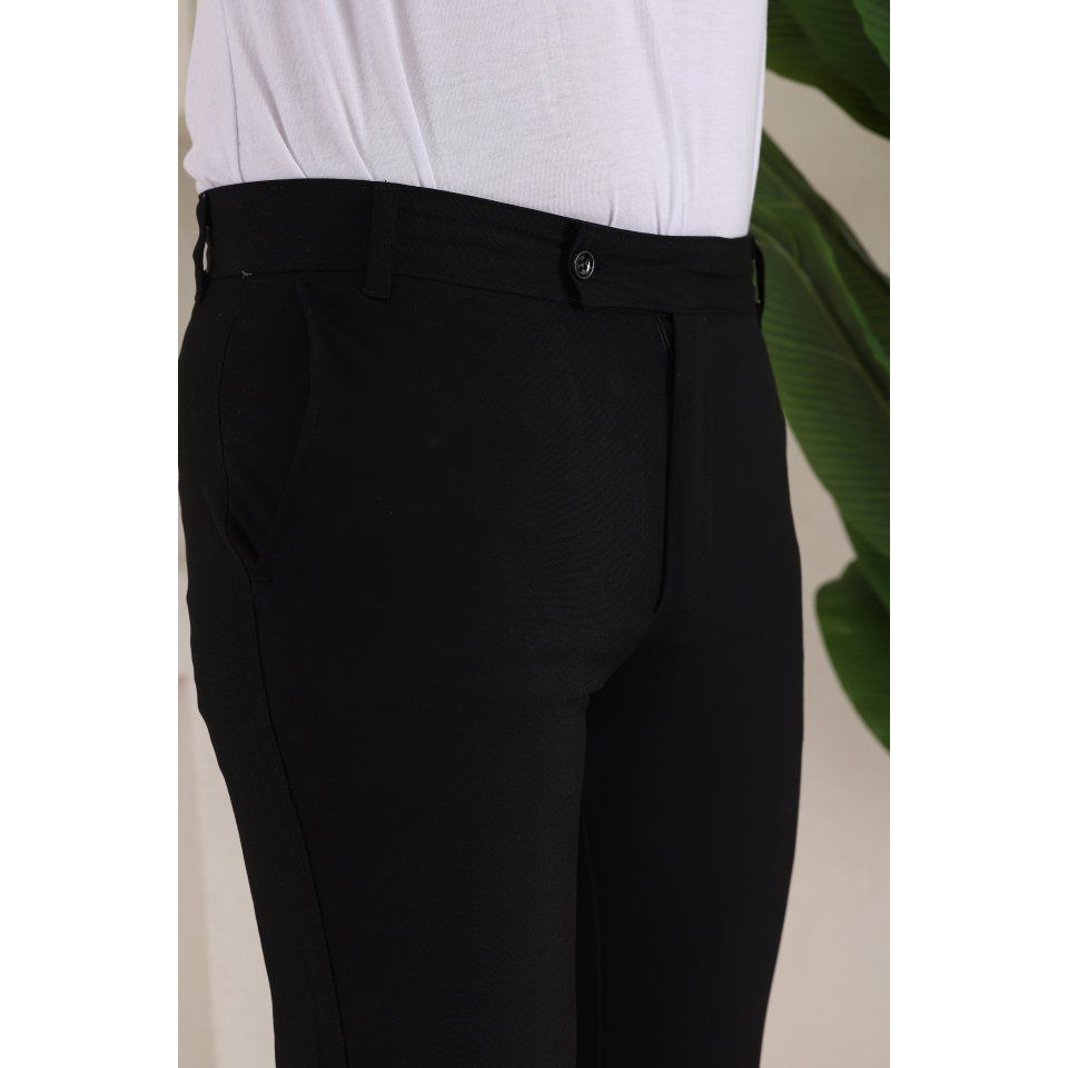 Erkek Slim Fit Dilli Kumaş Pantolon
