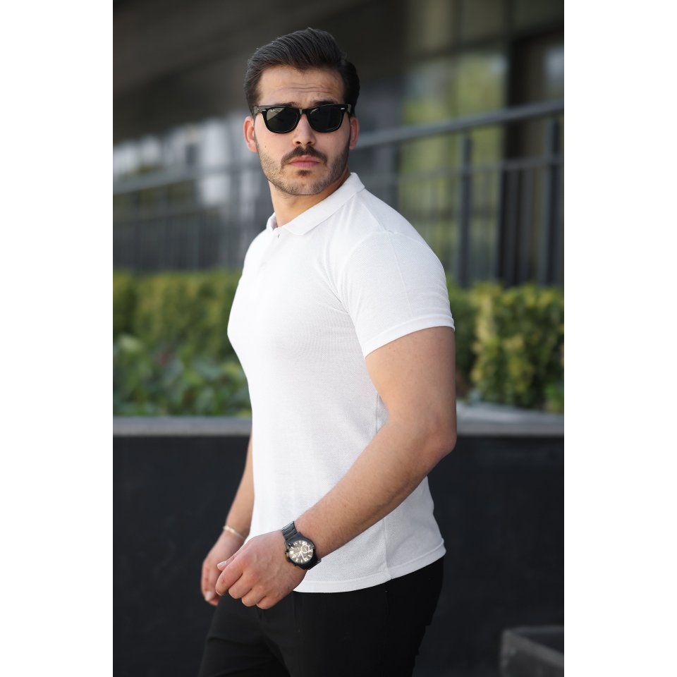 Erkek Kısa Kollu Yakalı Tişört