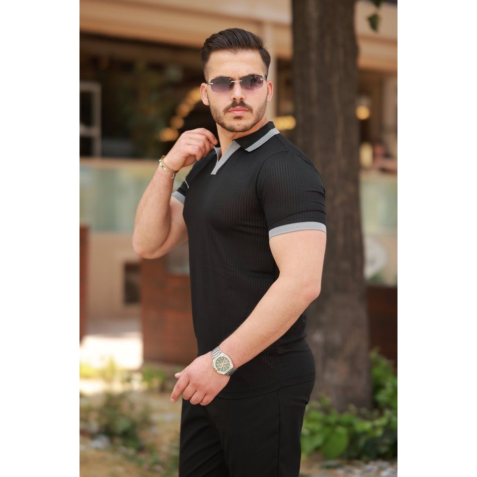 Erkek Hemşire Yaka Kısa Kollu Tişört